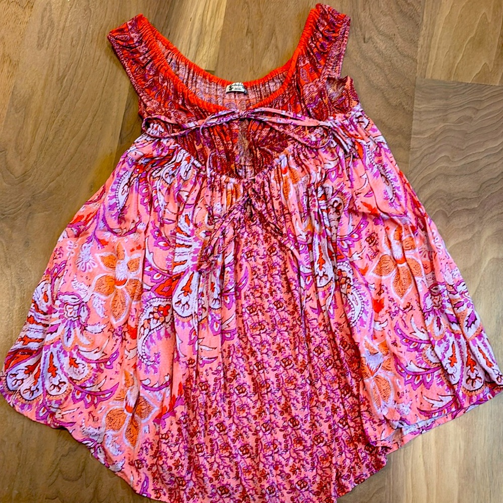 Free People off the shoulder mini dress, xs